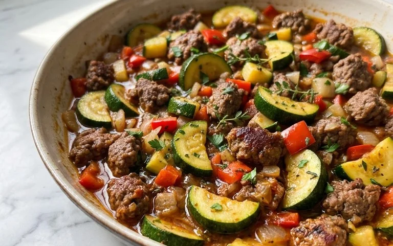 Schnelle Zucchini Hackfleisch Pfanne: Lecker & Einfach