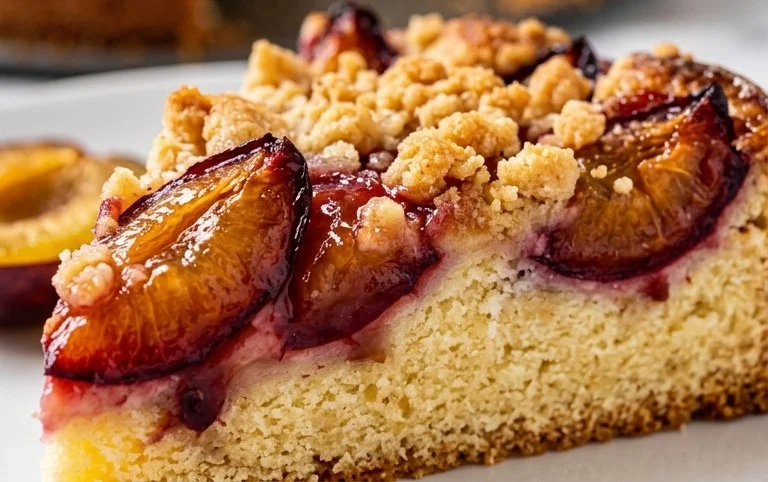 Pflaumenkuchen mit Streuseln aus der Springform Rezept