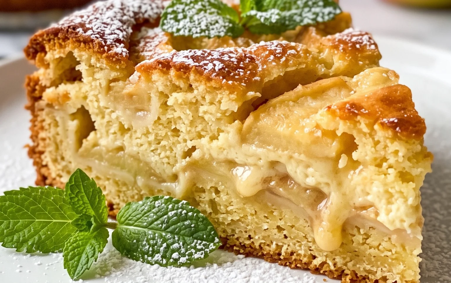 Apfel Schmandkuchen in 10 Minuten bereit für den Ofen