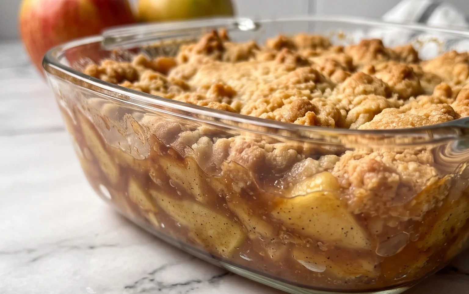 Einfacher Zimt Apfel Cobbler: Süßer Genuss schnell gemacht