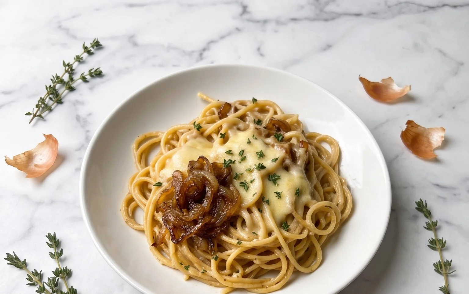 Französische Zwiebel-Pasta: Schnelles Wohlfühlgericht