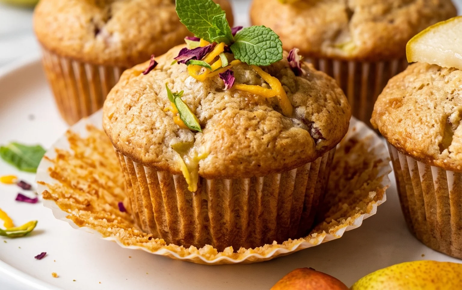 Easy Pear Muffins