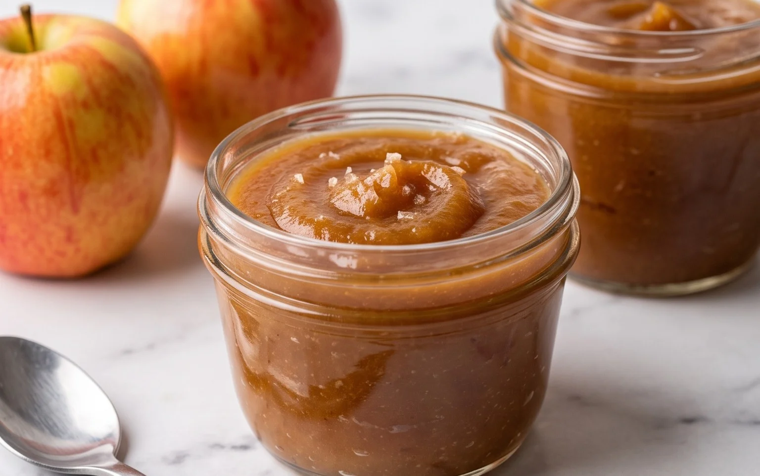 Gesalzene Karamell Apfelbutter Honeycrisp Rezept