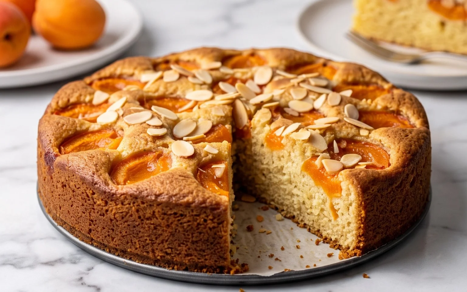 Saftiger Aprikosen-Mandel-Kuchen: Sommerduft, das ganze Jahr